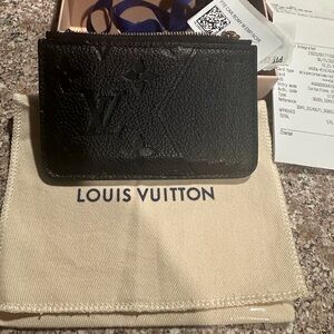 ‼️SOLD‼️Louis Vuitton Romy Card Holder in Black